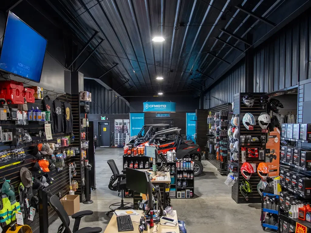 Commercial building interior