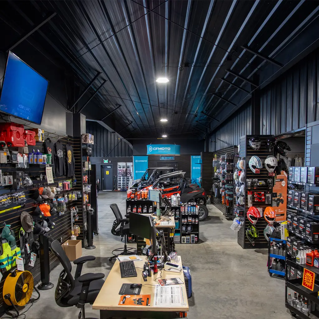 Commercial building interior