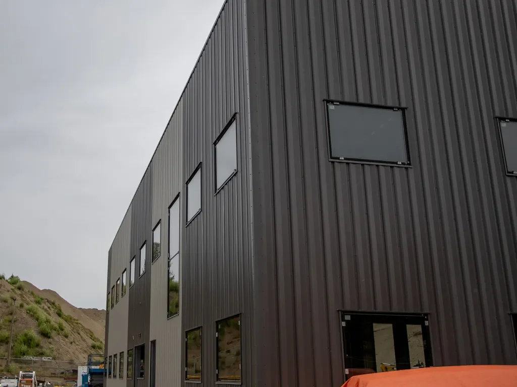 Industrial building exterior