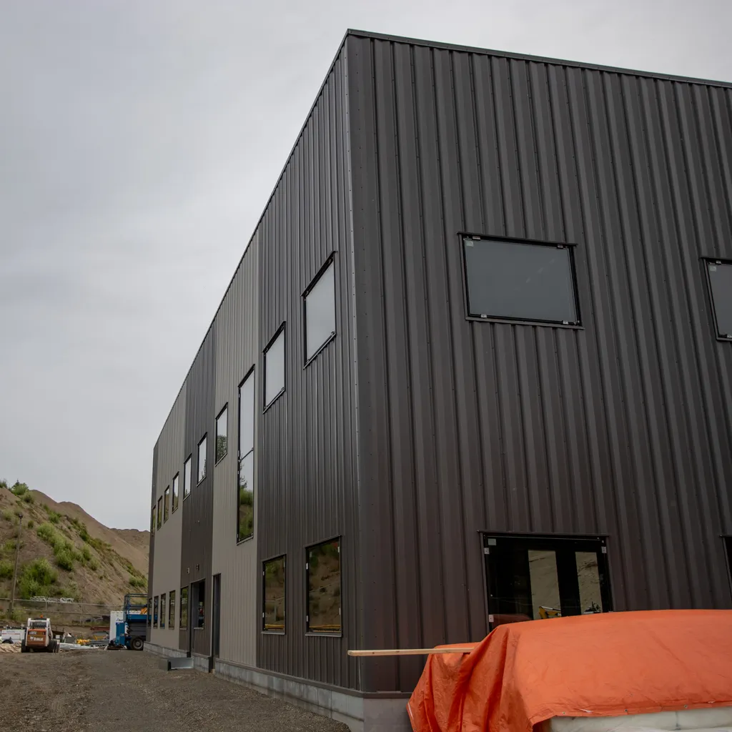 Industrial building exterior