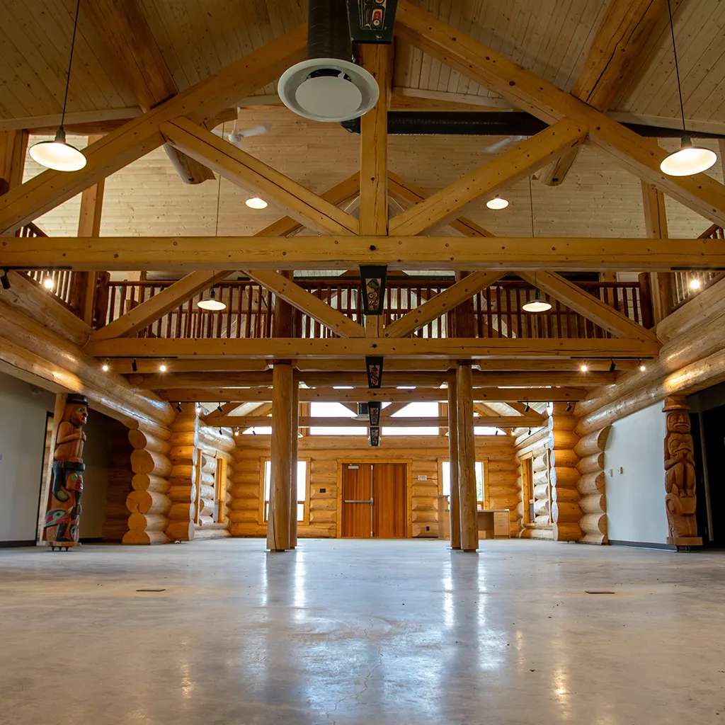 Saik'uz Cutural Centre interior
